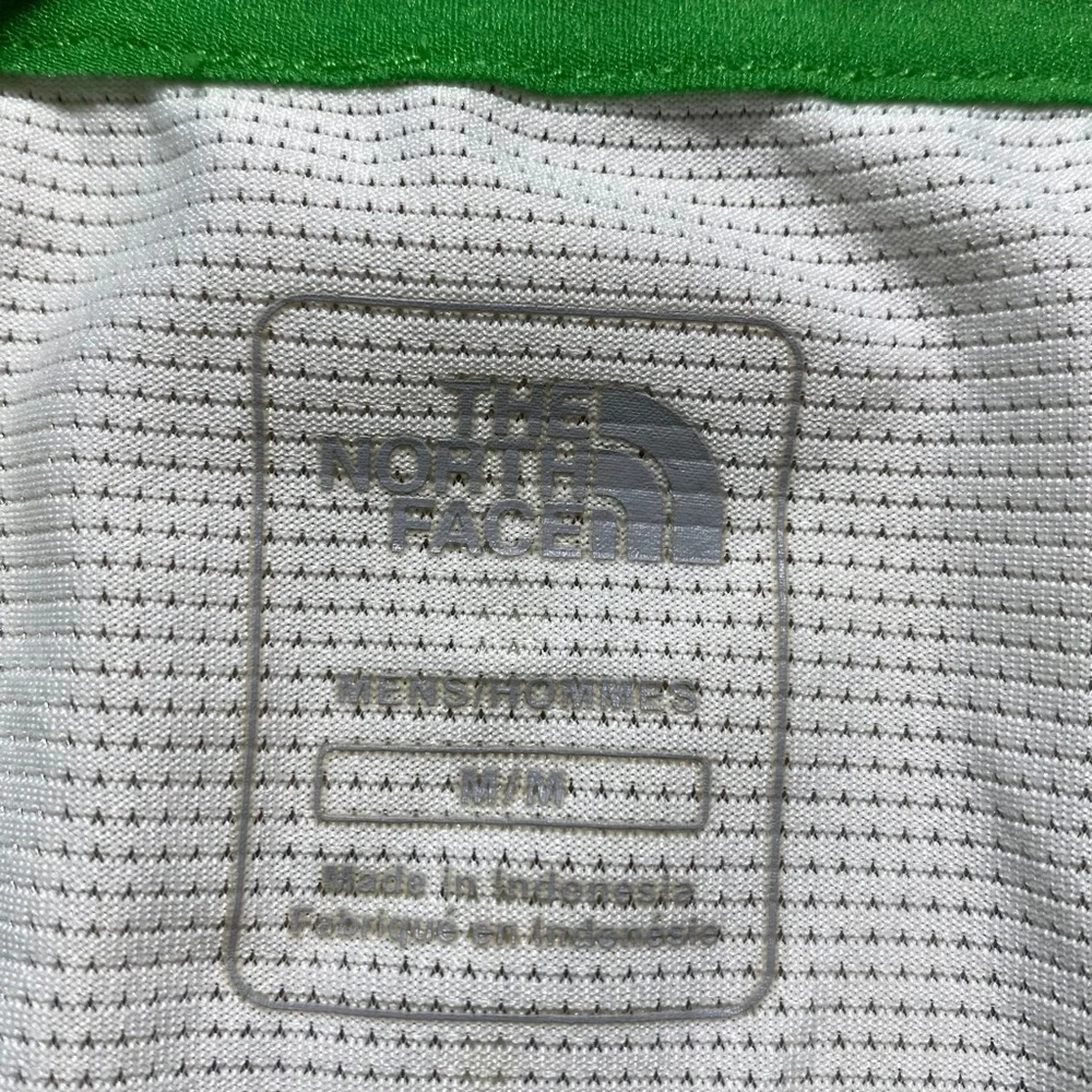 TNF The North Face Men's Vaporwick Short Sleeve T‎ Shirt Size Medium Green White